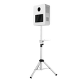 RCM-101T Photo Booth - Portable White Metal Photobooth Stand with 10.1Inches Screen