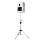 RCM-101T Photo Booth - Portable White Metal Photobooth Stand with 10.1Inches Screen