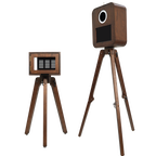 RCM-133 Photo Booth - Red Oak Vintage DSLR Wooden Photobooth Machine