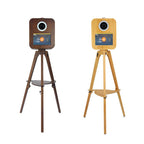 RCM-133 Photo Booth - Red Oak Vintage DSLR Wooden Photobooth Machine