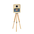 RCM-156T Photo Booth - Metal 15.6" Touch Screen Wood Grain Photobooth Kiosk