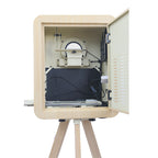 RCM-156TPRO Photo Booth - Metal Wood Style Vintage Photo Booth with Built-in Printer Tray