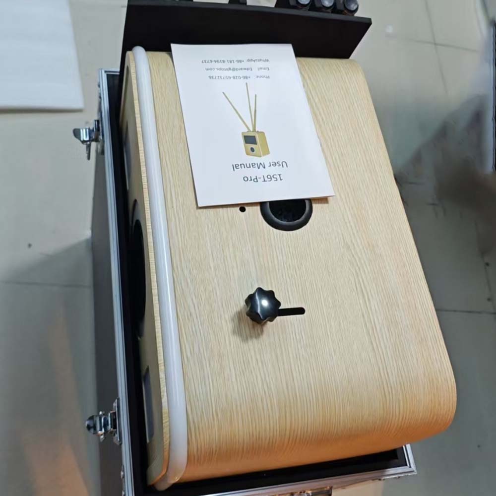 RCM-156TPRO Photo Booth - Metal Wood Style Vintage Photo Booth with Built-in Printer Tray