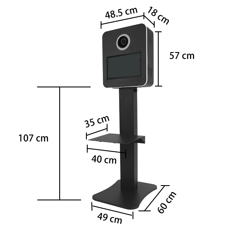 RCM156 Photo Booth - Open Air Photo Booth with 15.6 Inches Touch Screen
