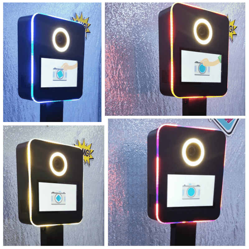 RCM156 Photo Booth - Open Air Photo Booth with 15.6 Inches Touch Screen