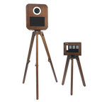 RCM-133 Photo Booth - Red Oak Vintage DSLR Wooden Photobooth Machine