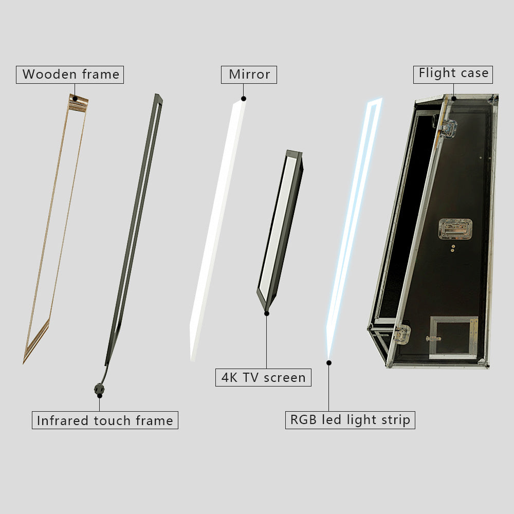 RIM550/650 Mirror Booth - Traditional Magic Selfie Mirror Photo Booth