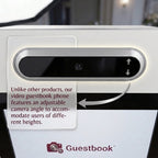 CHM-101 Video Guestbook Booth - Digital 10.1 Inch Touch Screen Guest Book Photo Booth